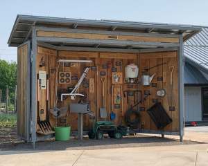 Tool shed at the Farm