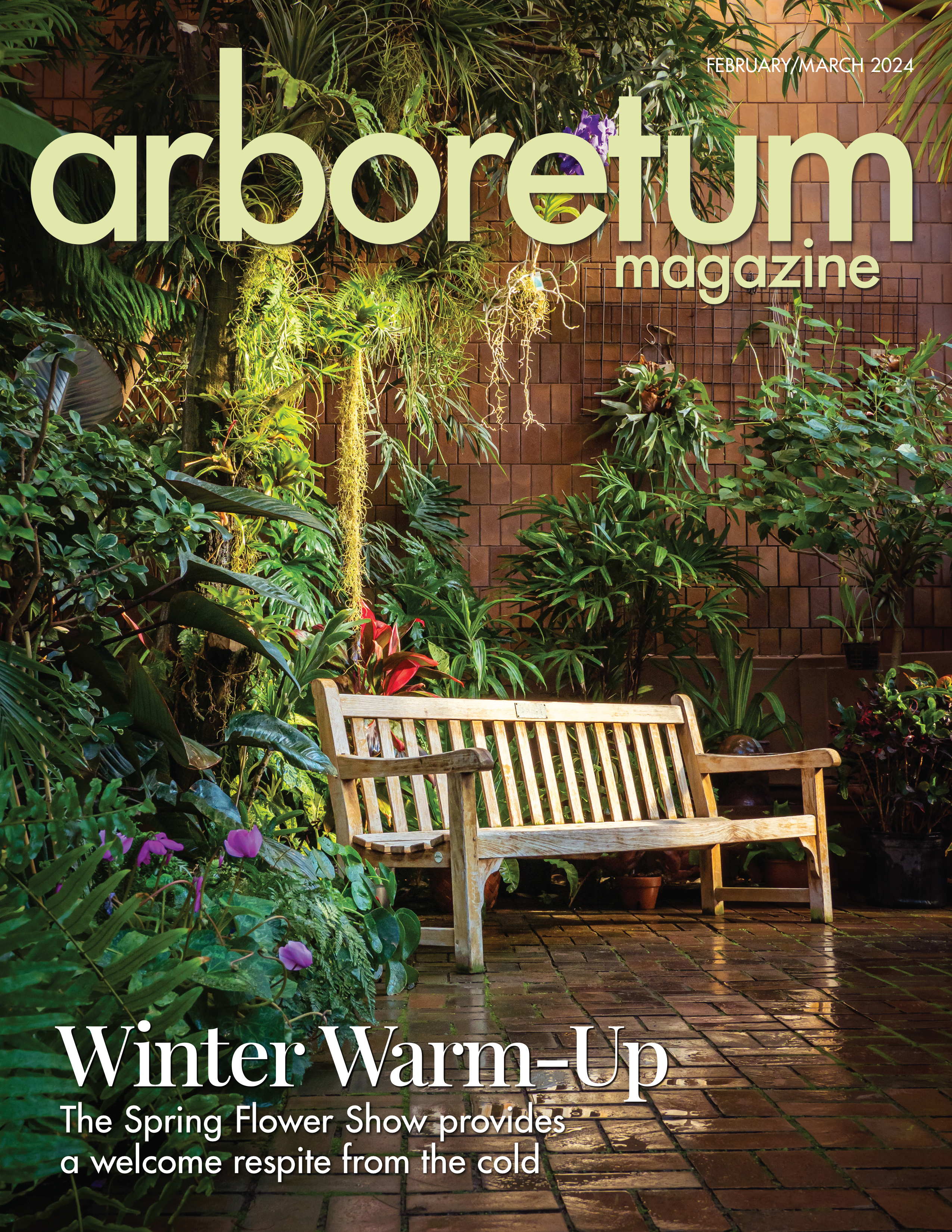 Cover of the February March magazine cover