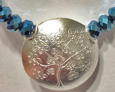 Tree of Life pendant by Instructor Sarah Bober