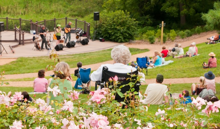 Music in the Gardens concert