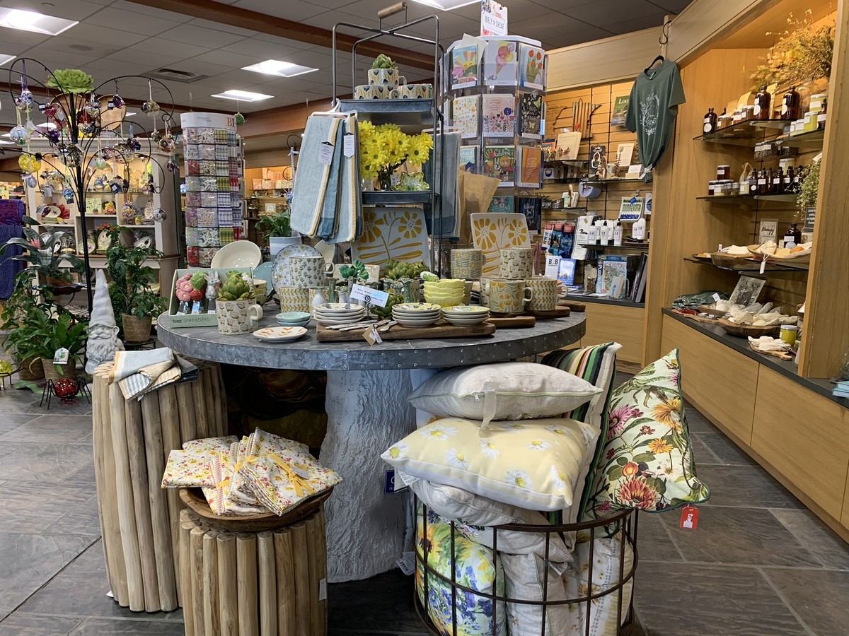 Store entrance spring display