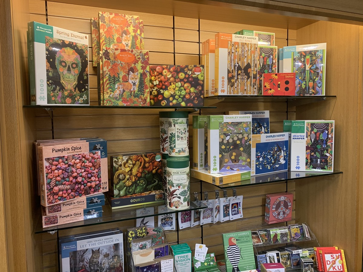 Fall puzzles in the store