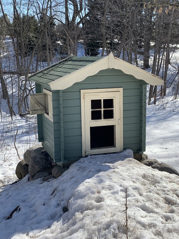 Playhouse in winter
